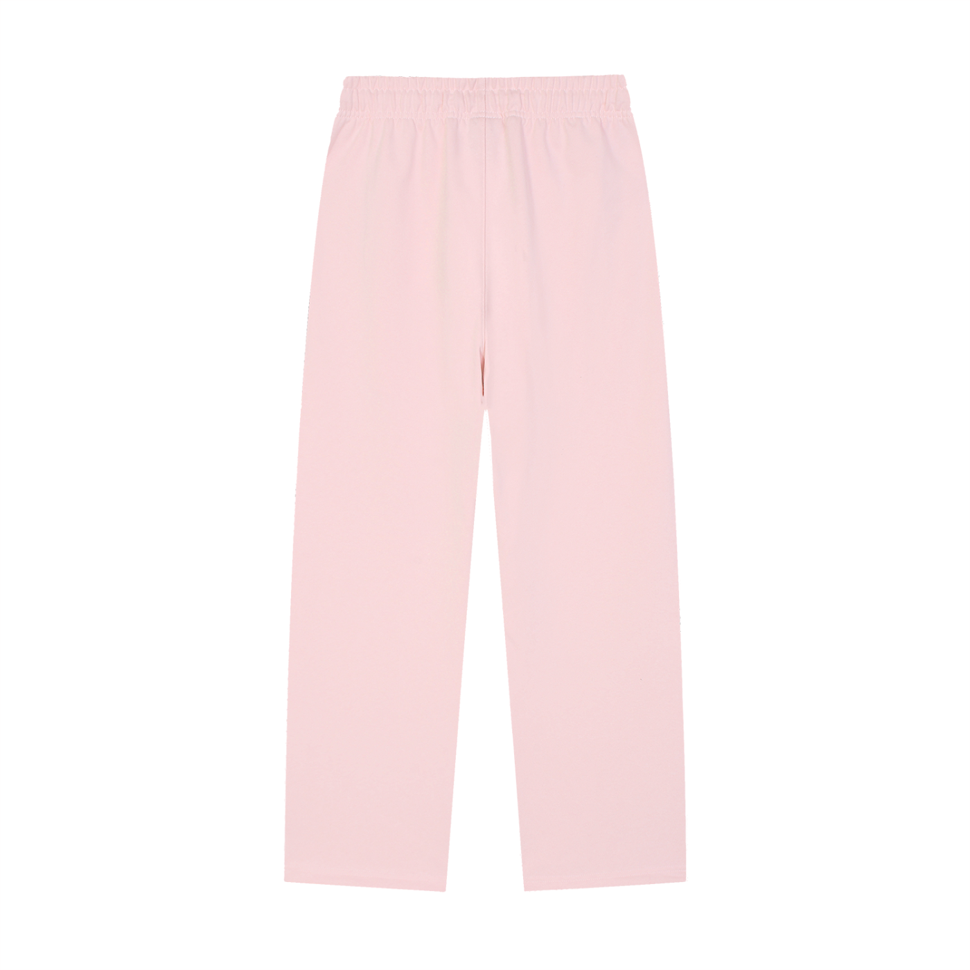 Solid Color Straight-Leg Sweatpants (Light)