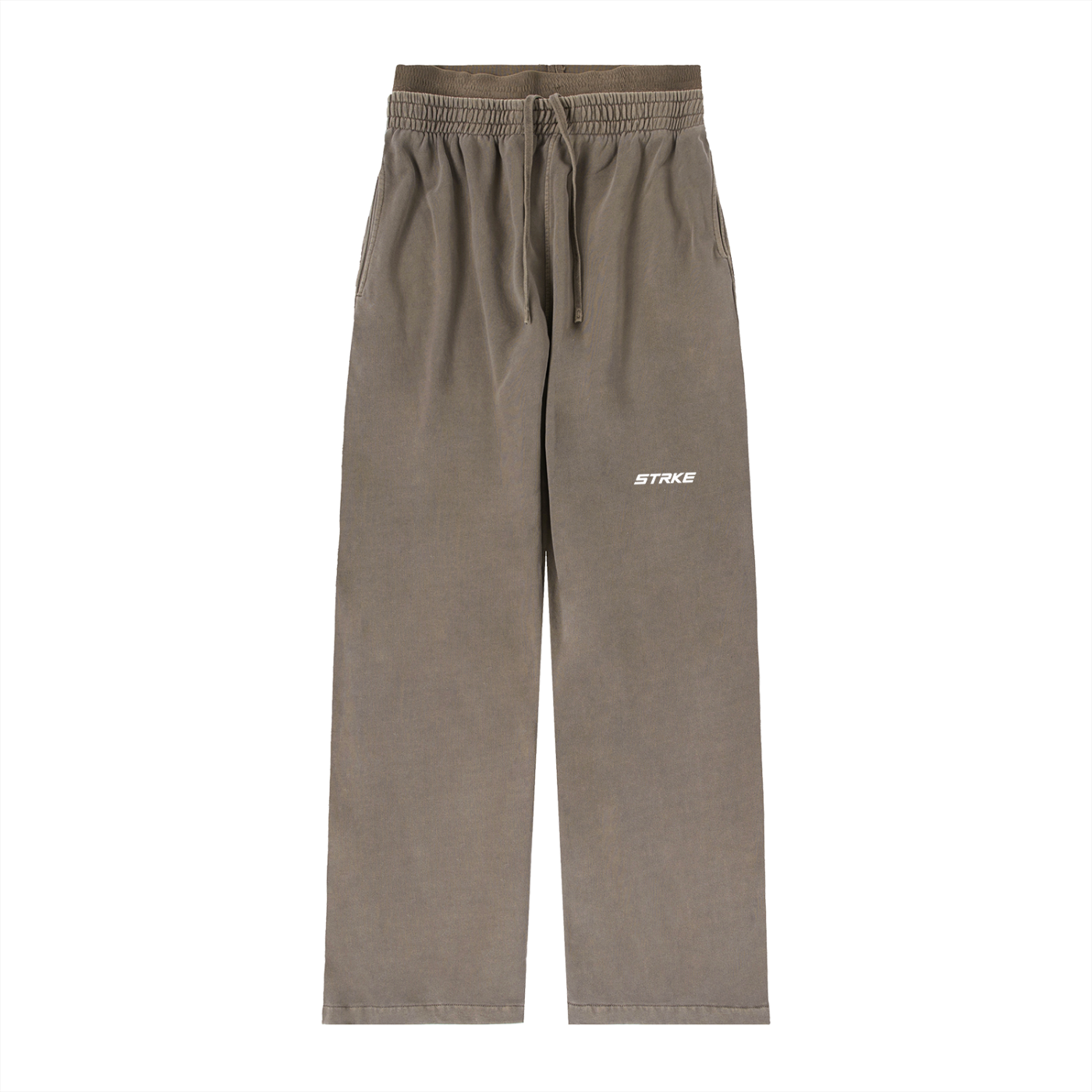 Womens Vintage Washed Waist Pants