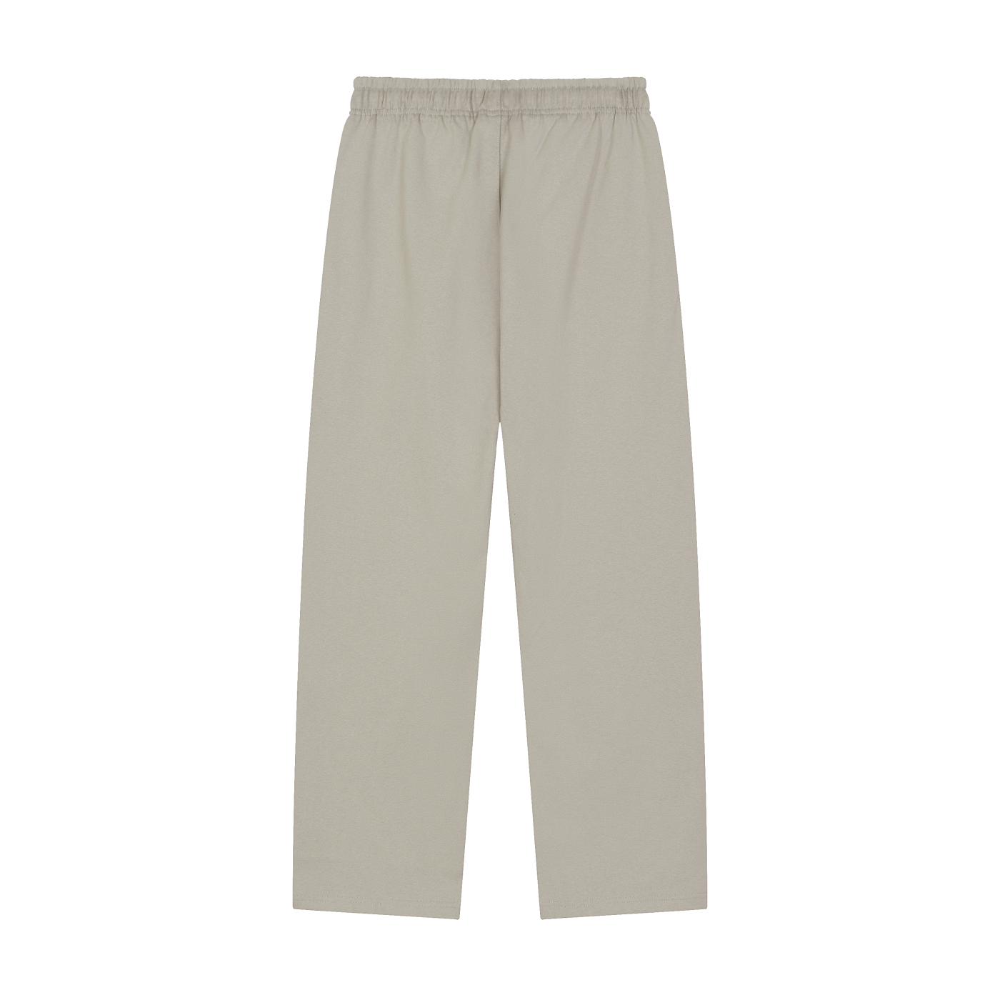 Solid Color Straight-Leg Sweatpants (Light)