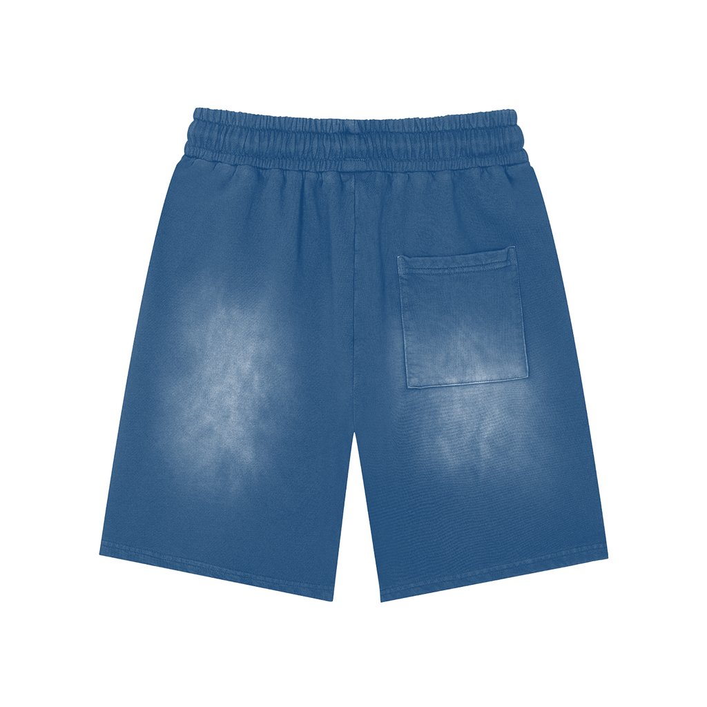 Washed Oversized Athletic Shorts