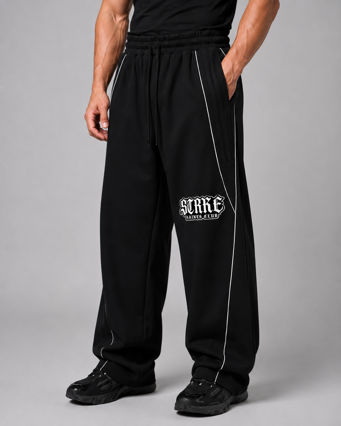 STRKE Saints Club Striped Sweats