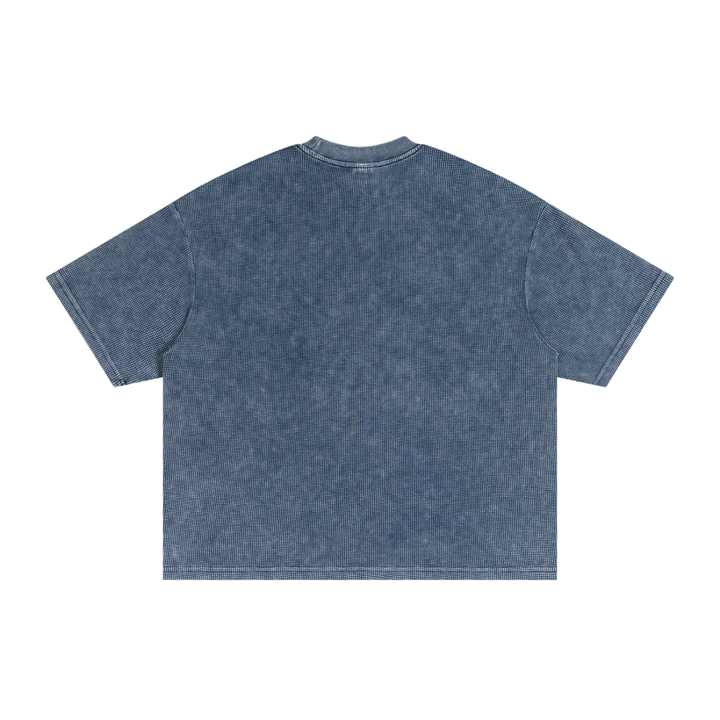 Waffle Knit Oversized Tee