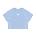 Minimalistic Womens Cropped Atheltic Top (Dark)