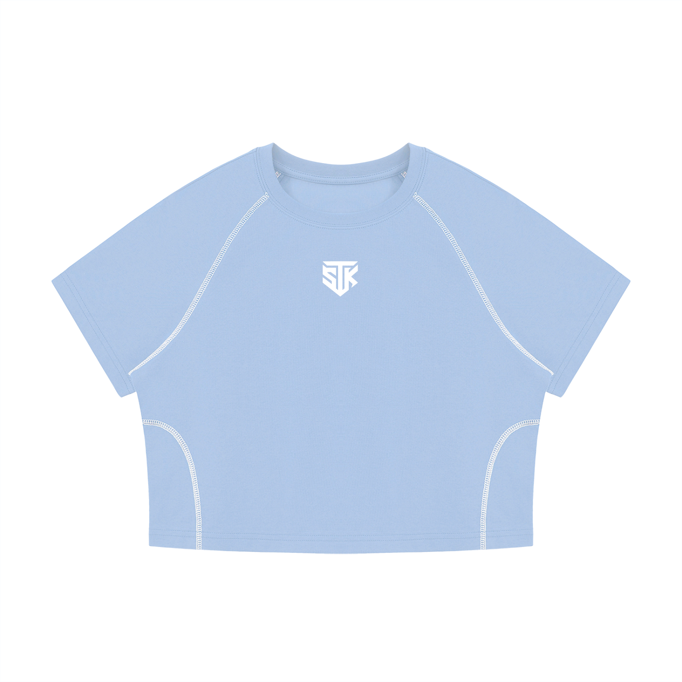 Minimalistic Womens Cropped Atheltic Top (Dark)