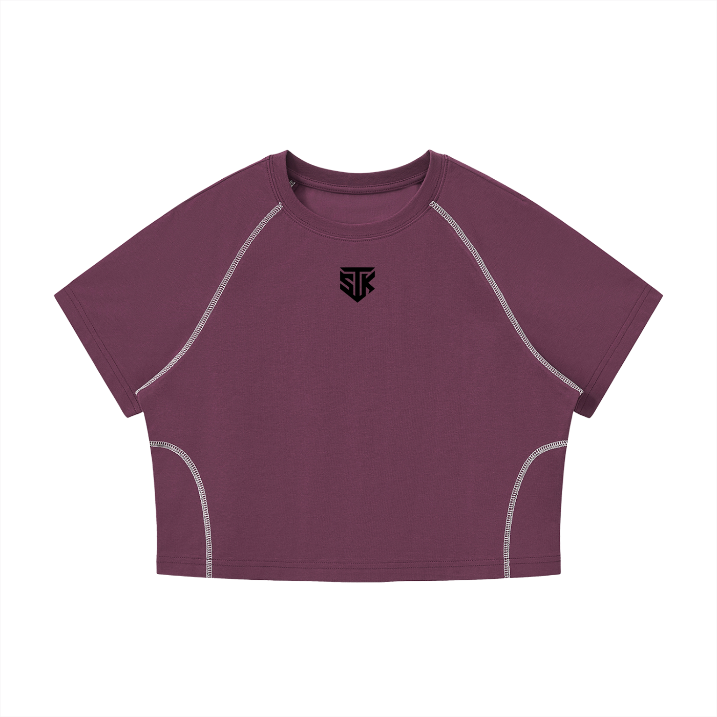 Minimalistic Womens Cropped Atheltic Top (Light)