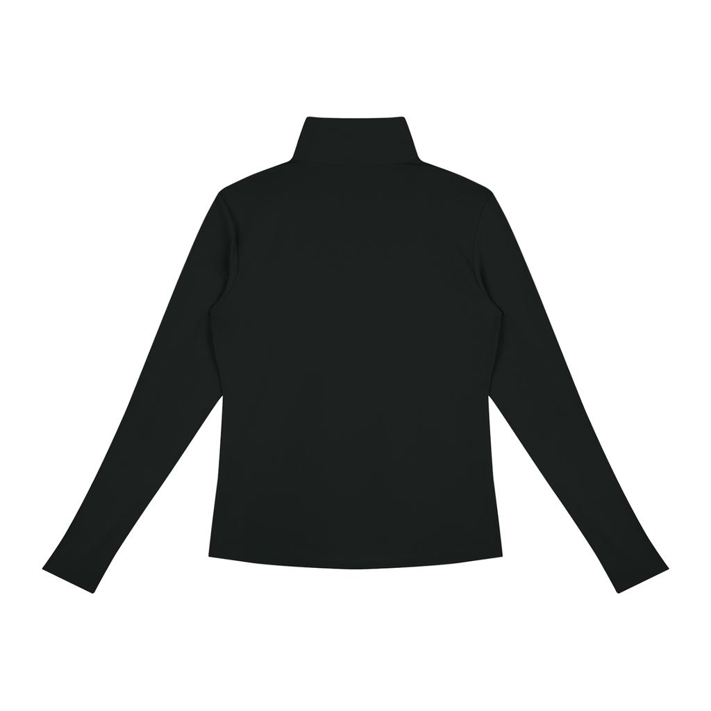 Women's Quarter-Zip Yoga Pullover (Dark)