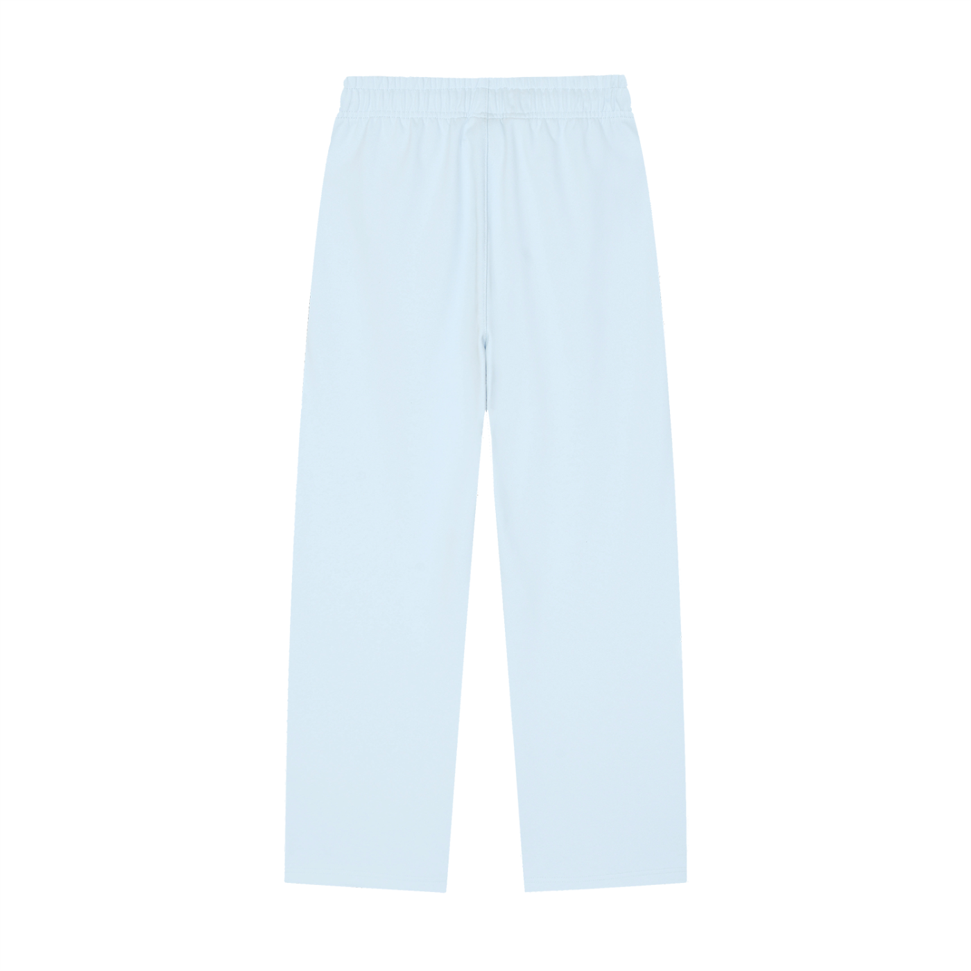 Solid Color Straight-Leg Sweatpants (Light)