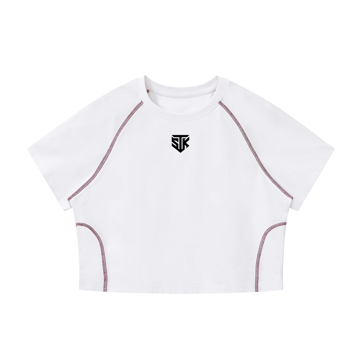 Minimalistic Womens Cropped Atheltic Top (Light)
