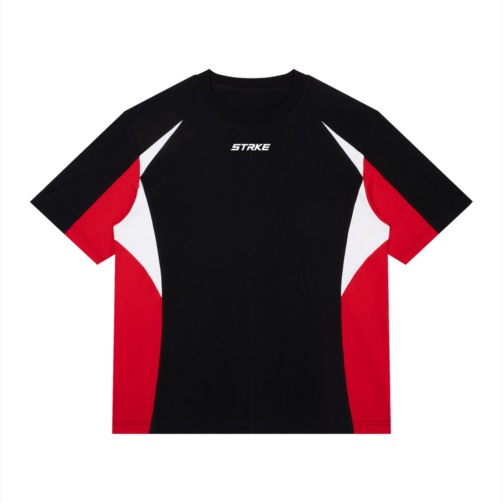 Oversized Color Block Raglan Tee