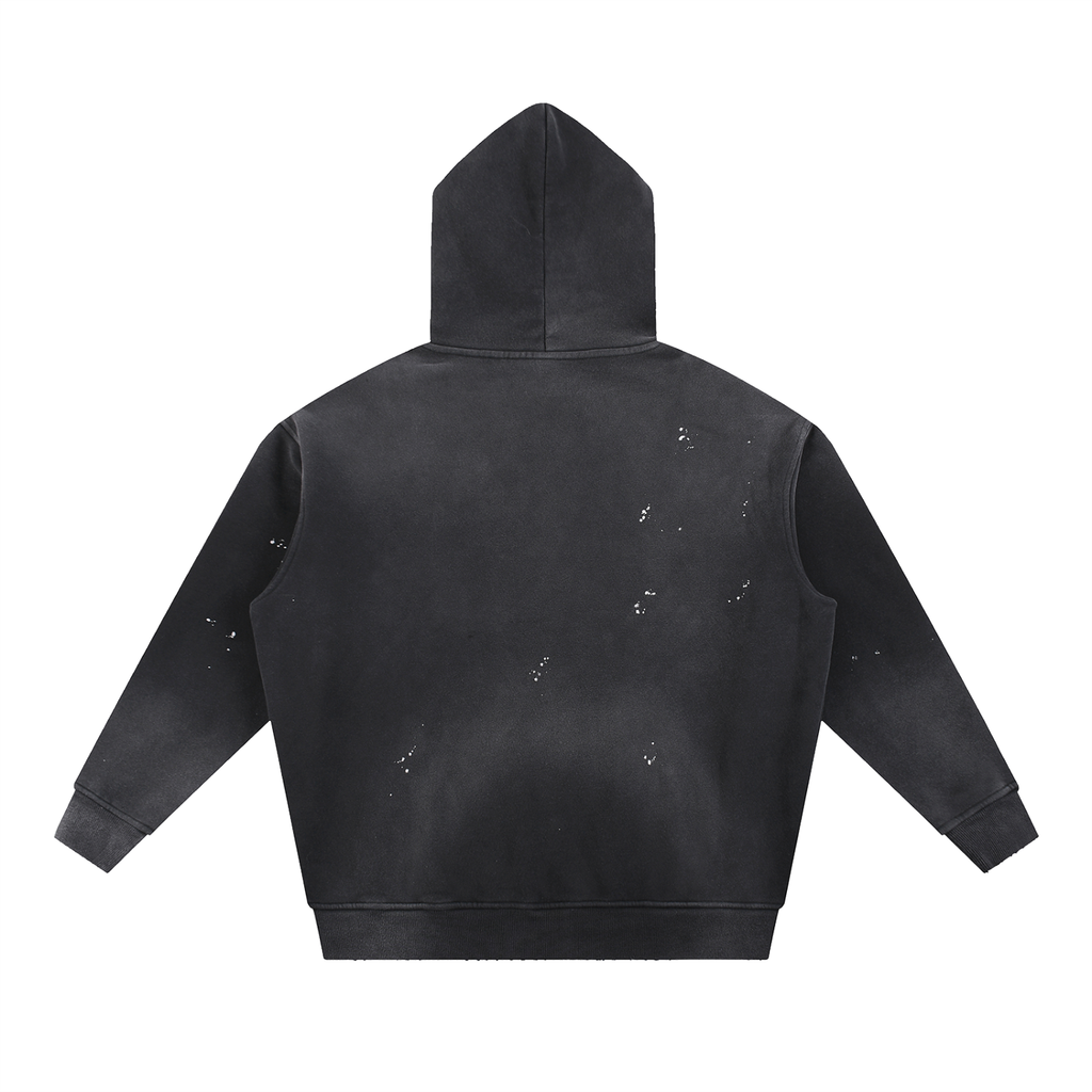 Sun Washed Frayed Hoodie