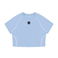 Minimalistic Womens Cropped Atheltic Top (Light)