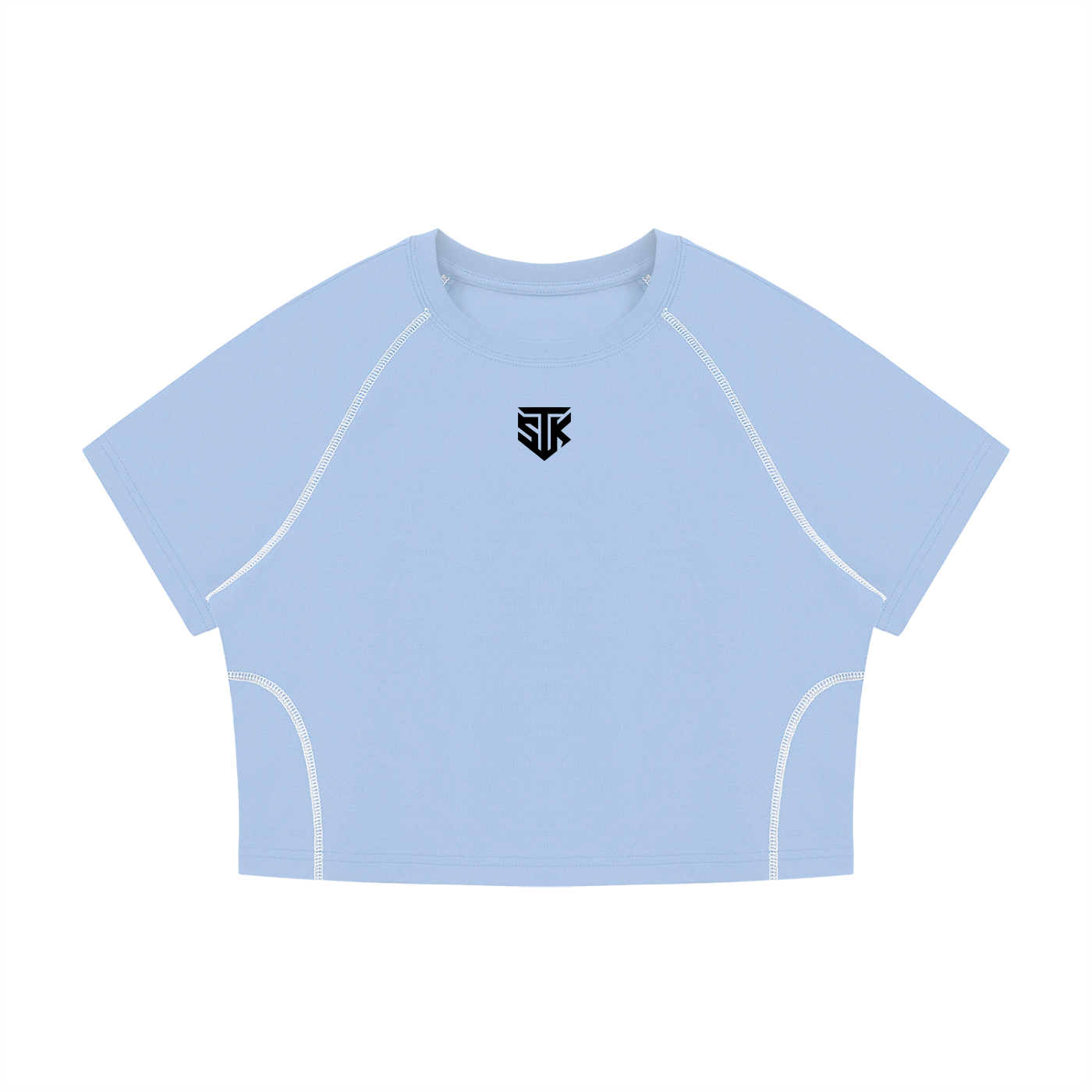 Minimalistic Womens Cropped Atheltic Top (Light)