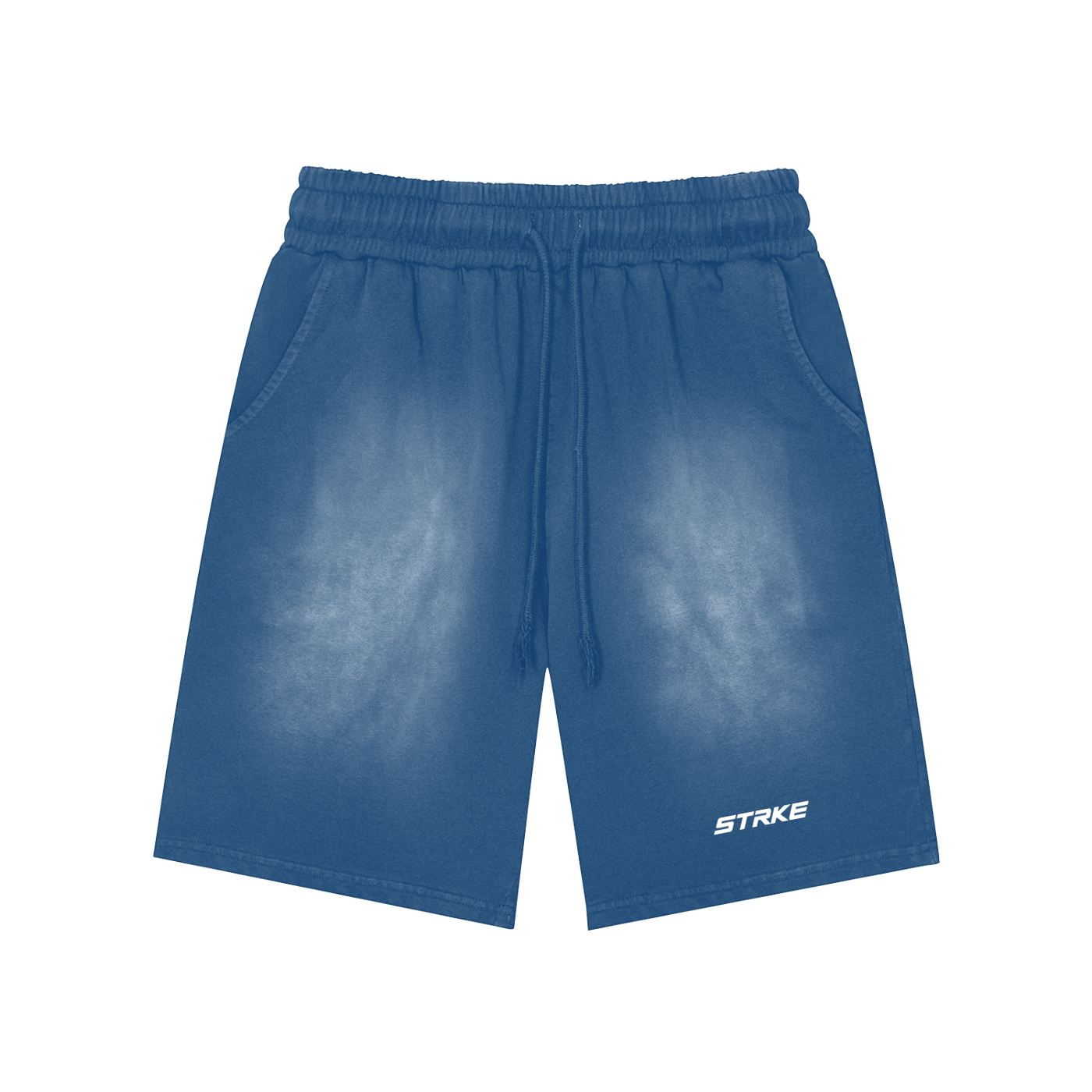 Washed Oversized Athletic Shorts