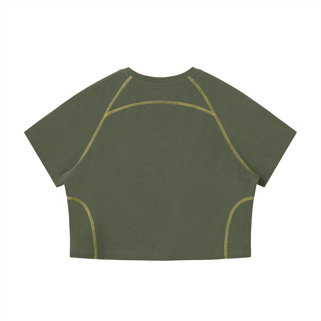 Minimalistic Womens Cropped Atheltic Top (Light)