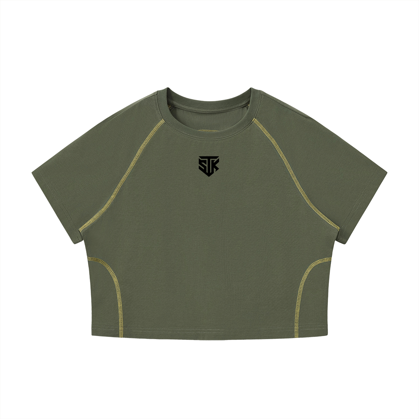 Minimalistic Womens Cropped Atheltic Top (Light)
