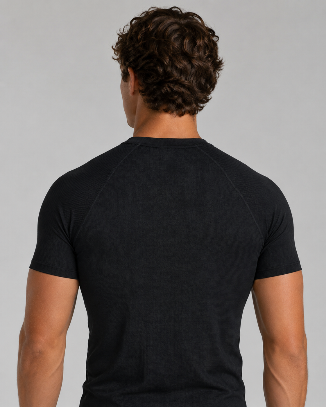 Minimalistic Dark Men’s Raglan Performance Tee