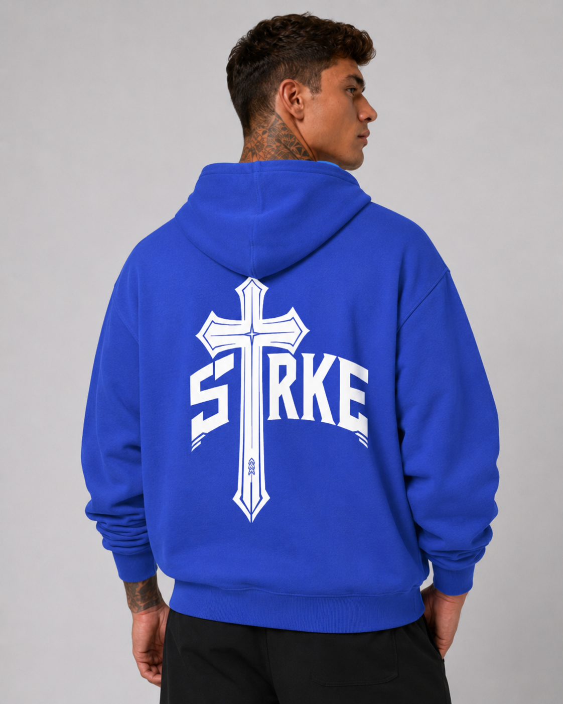 Athletic Cross Hoodie (Dark)