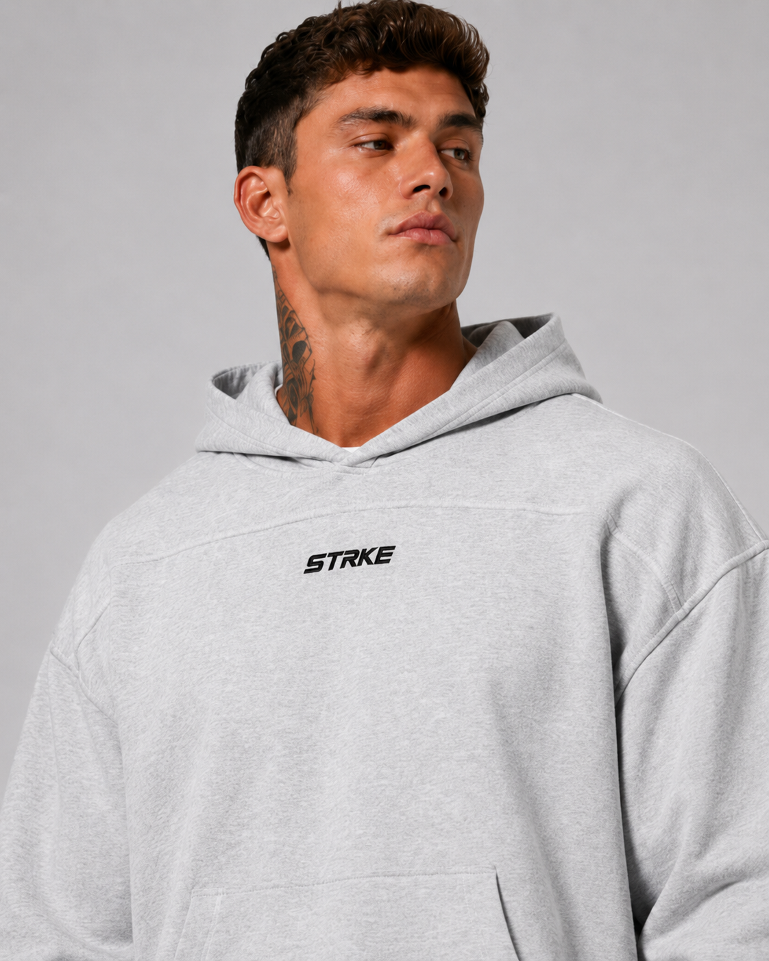 STRKE Stitched Boxy Fit Hoodie (Light)