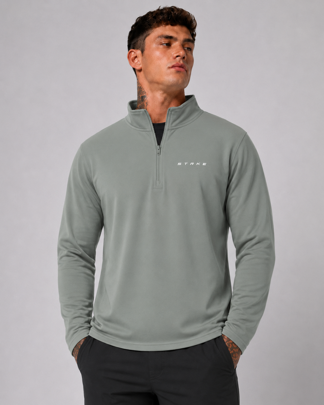 STRKE Mens Quarter Zip