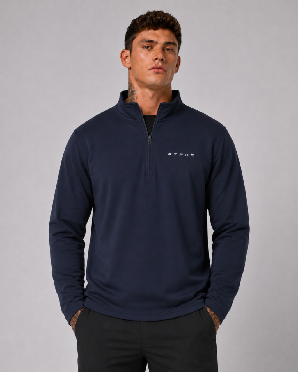 STRKE Mens Quarter Zip