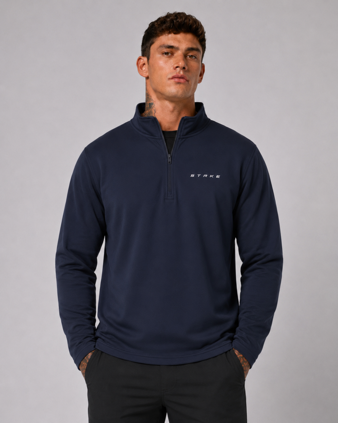 STRKE Mens Quarter Zip