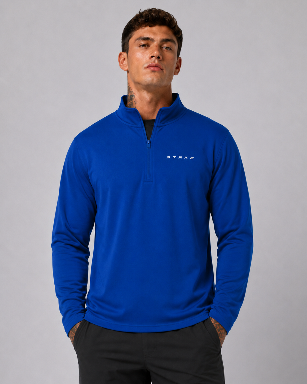 STRKE Mens Quarter Zip