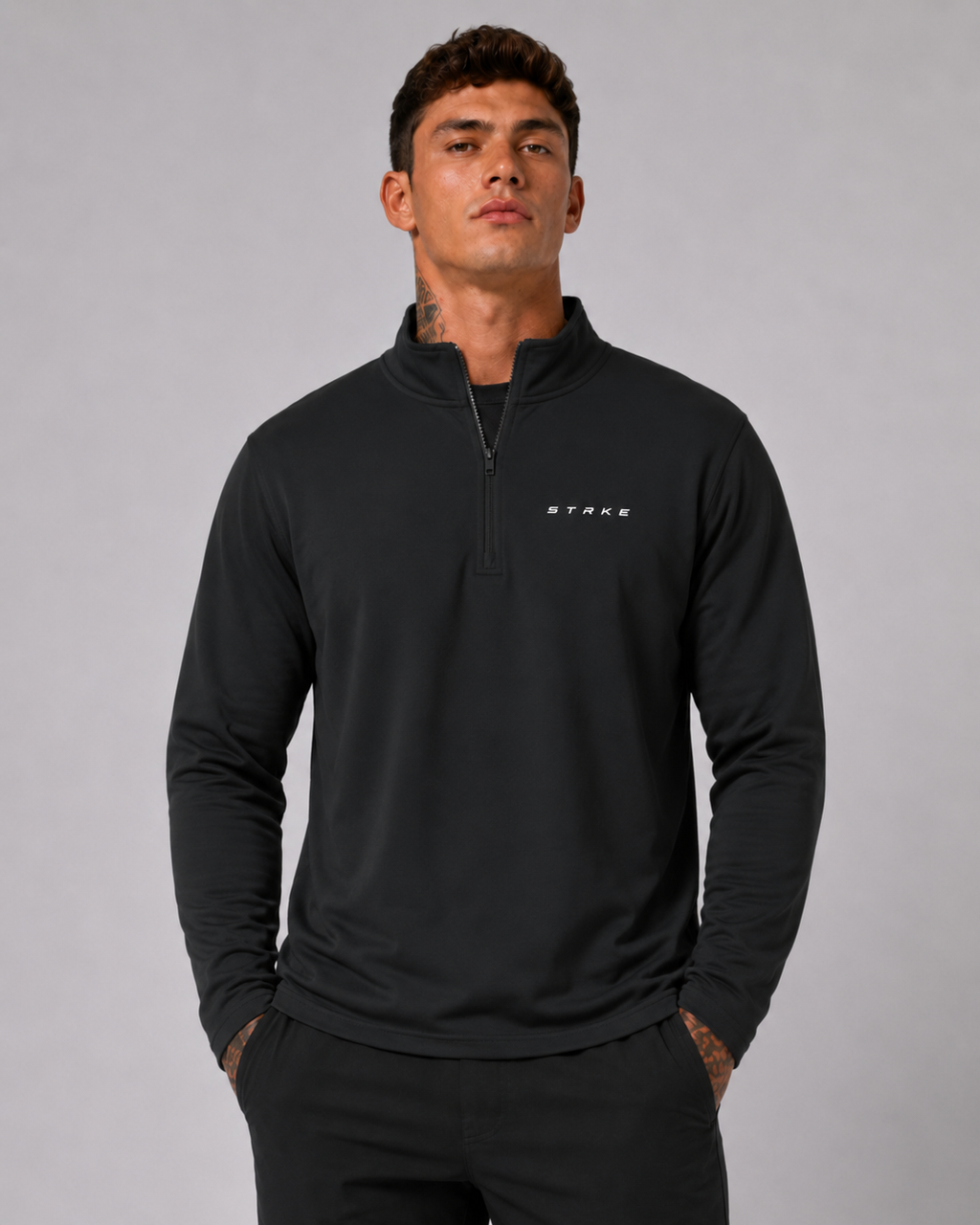 STRKE Mens Quarter Zip