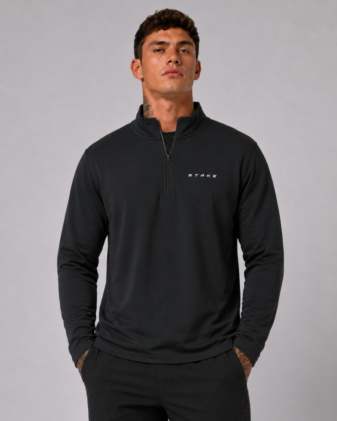 STRKE Mens Quarter Zip