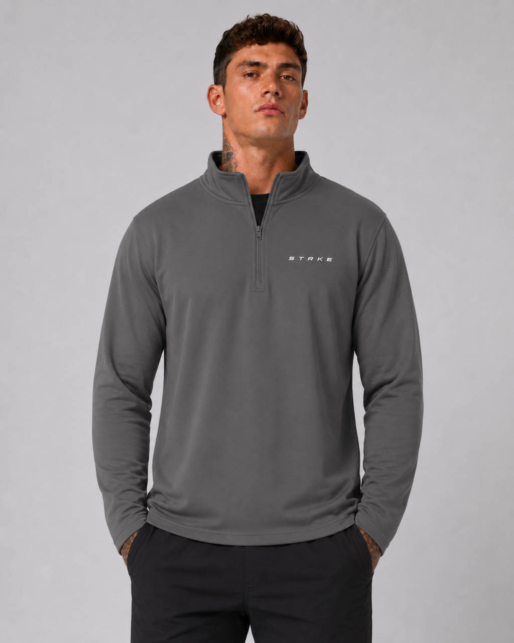 STRKE Mens Quarter Zip