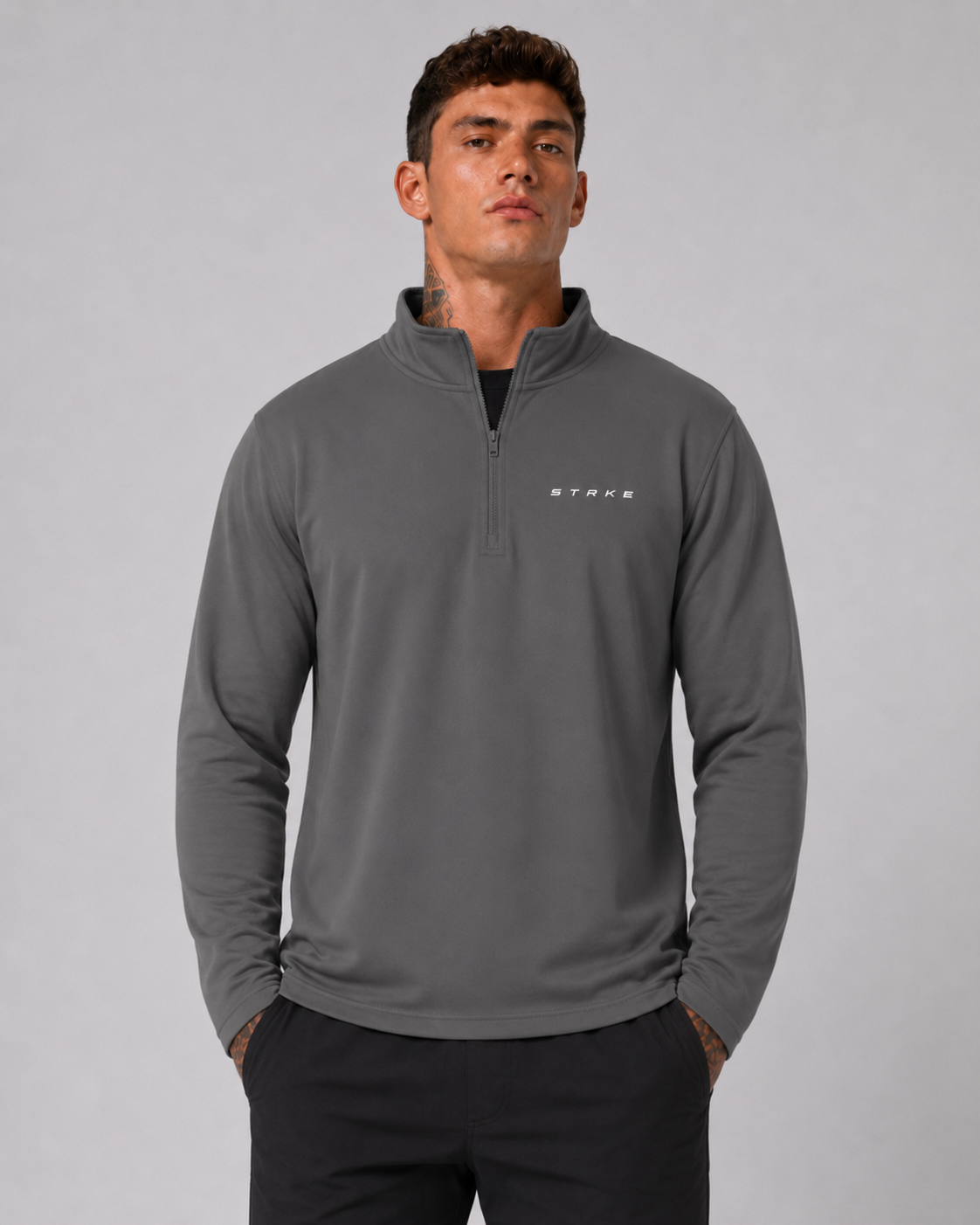 STRKE Mens Quarter Zip