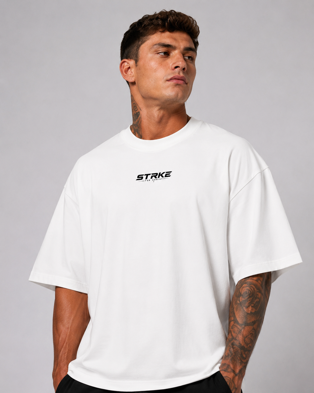 CROWN AFTER CROSS Oversized tee