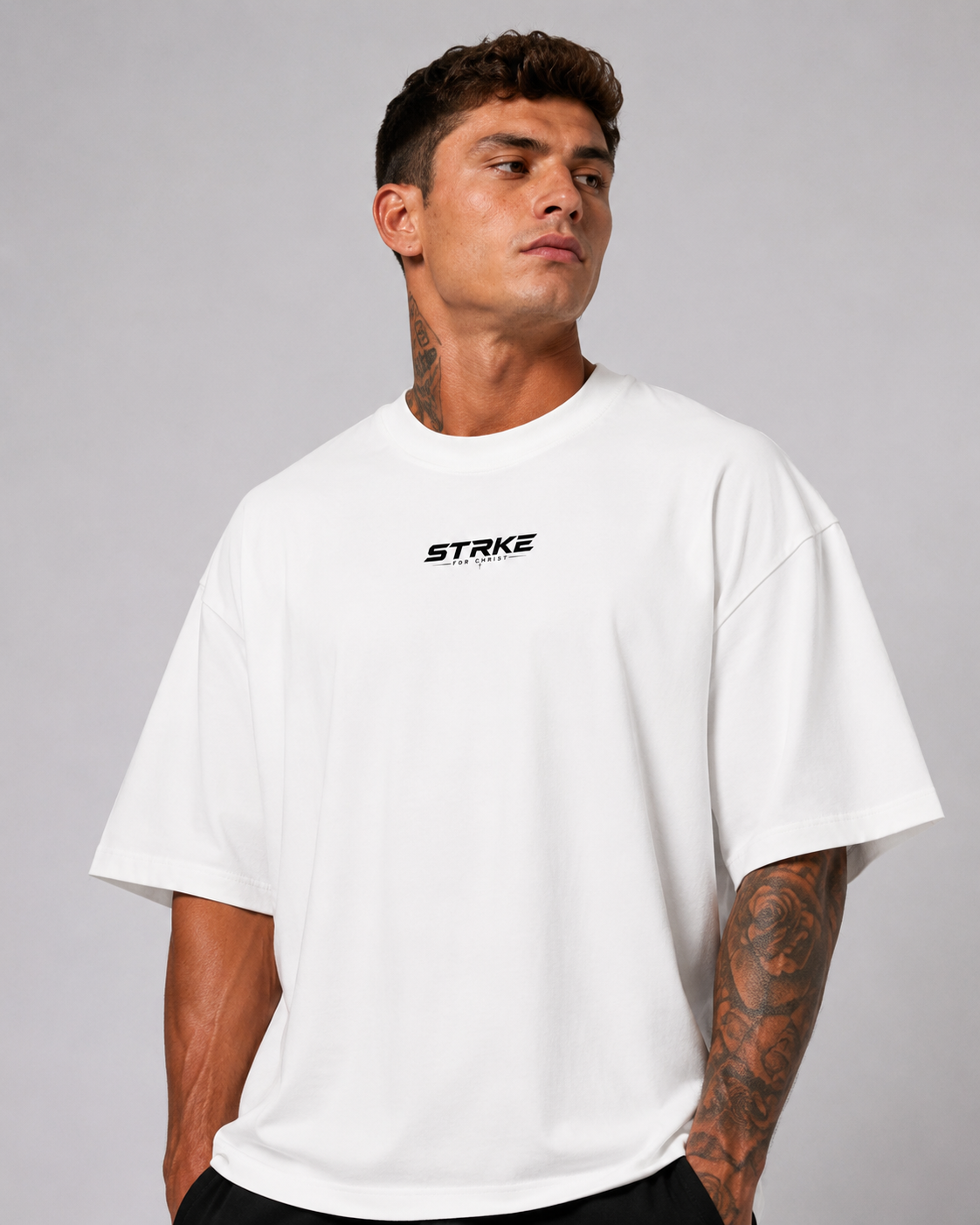 CROWN AFTER CROSS Oversized tee