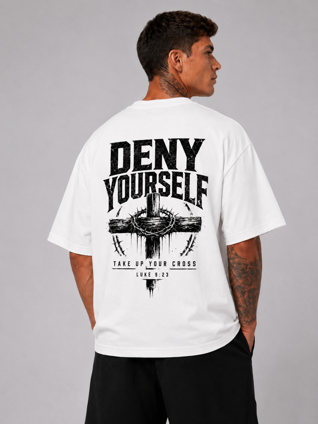 DENY YOURSELF Oversized Tee