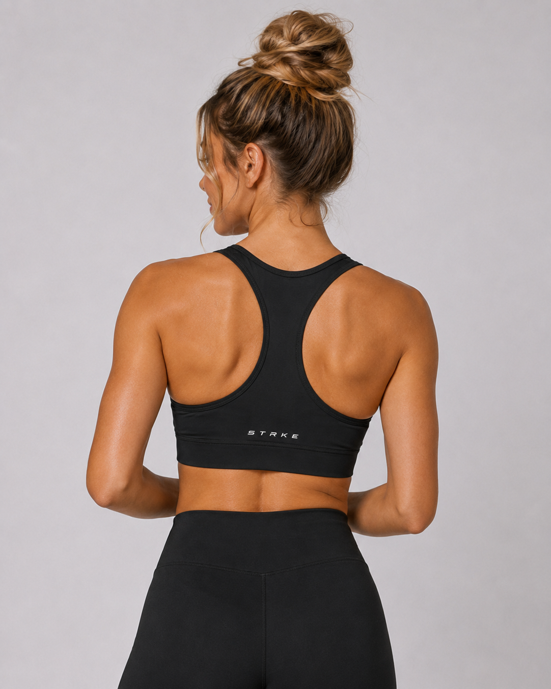 Minimalistic Dark Women's Cropped Sports Bra