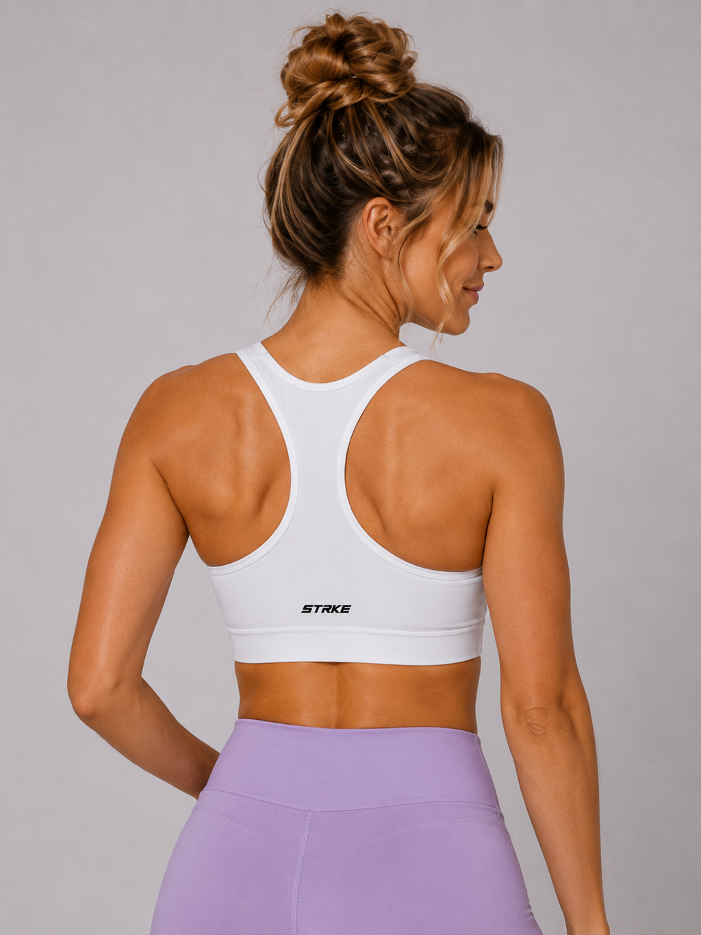 Minimalistic Light Cropped Sports Bra