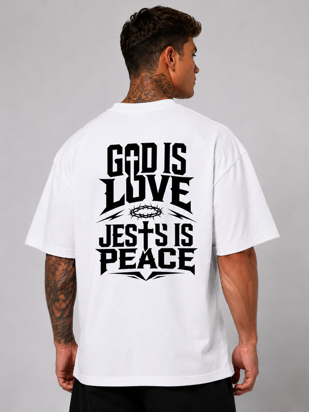 STRKE WITH THE ARMOR OF GOD Oversized Tee (Light)