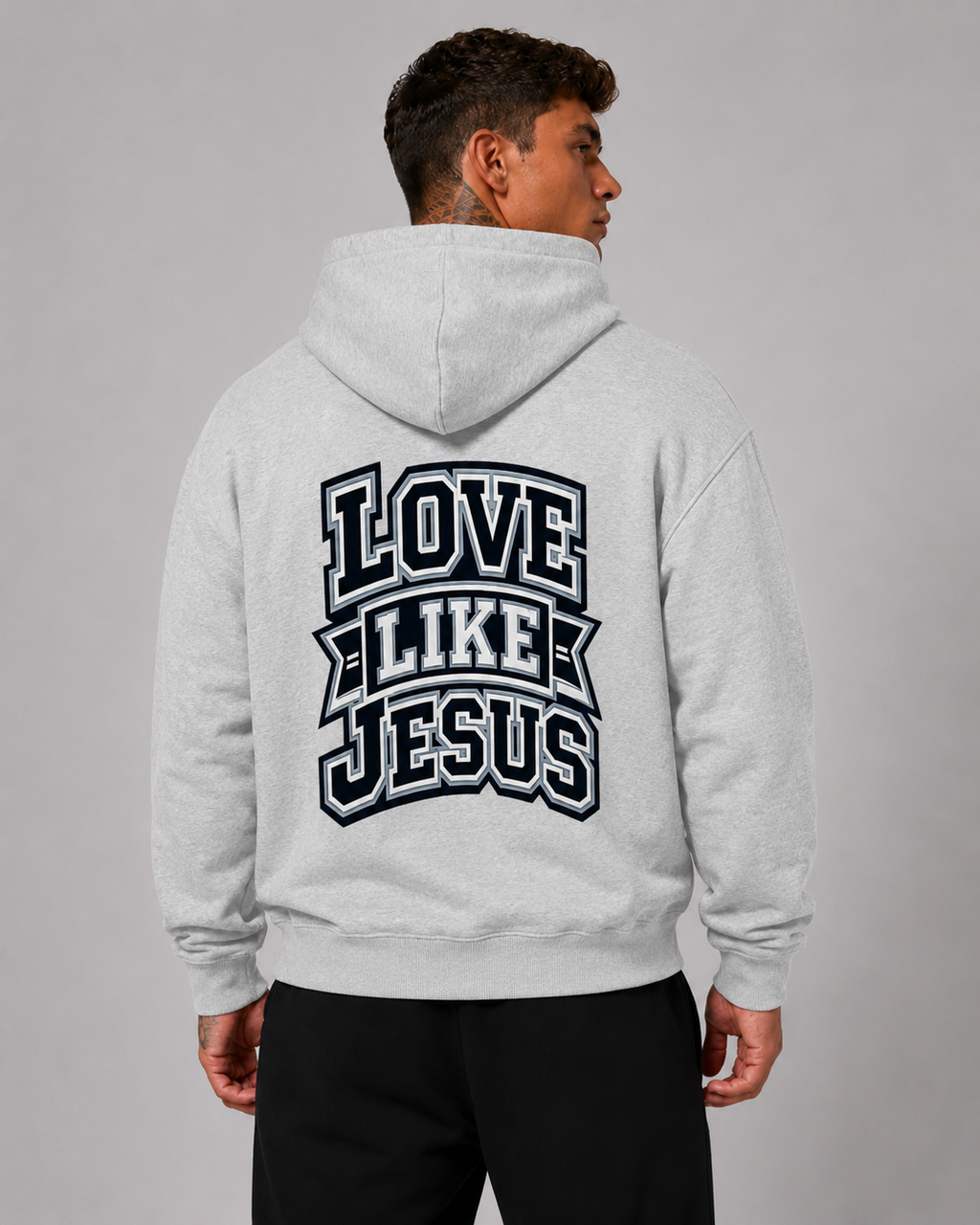 Love Like Jesus Retro Hoodie