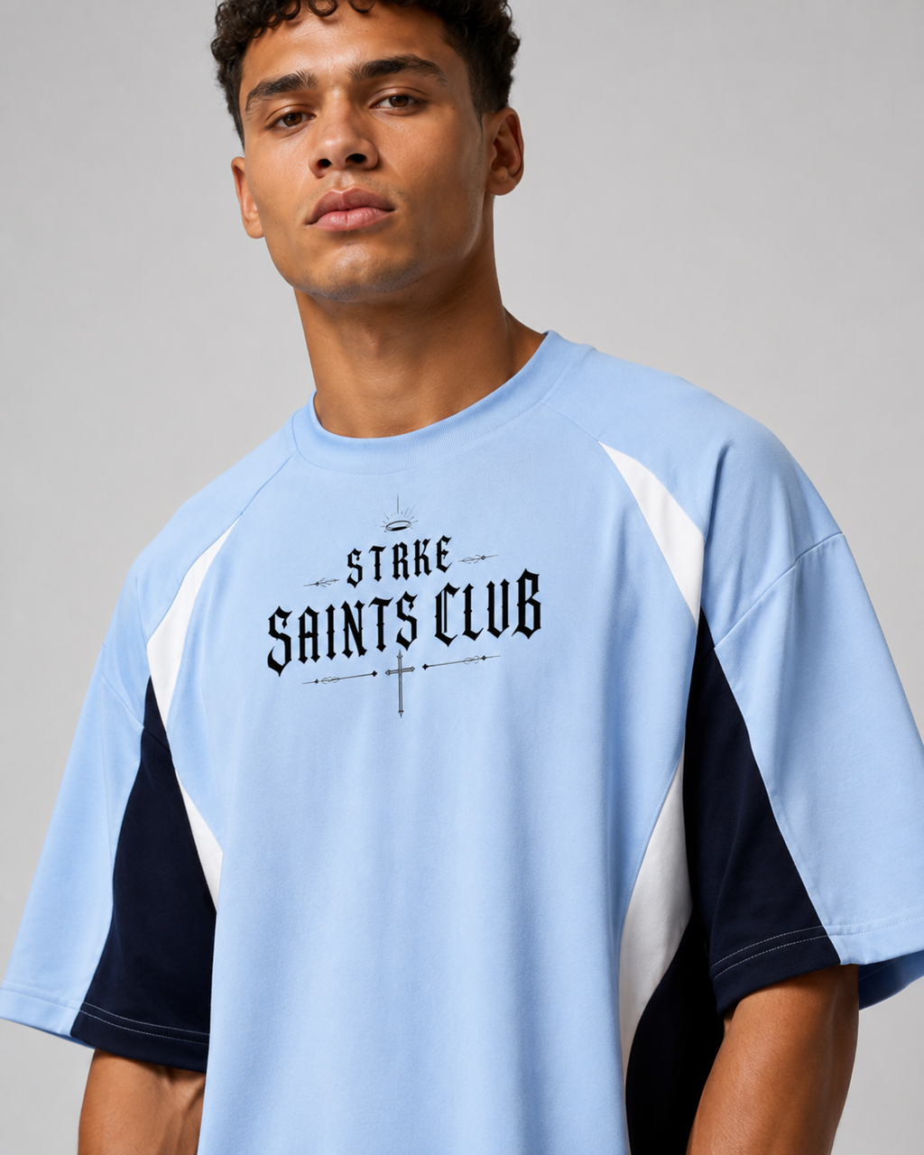 STRKE Saints Club 3 Tone Tee