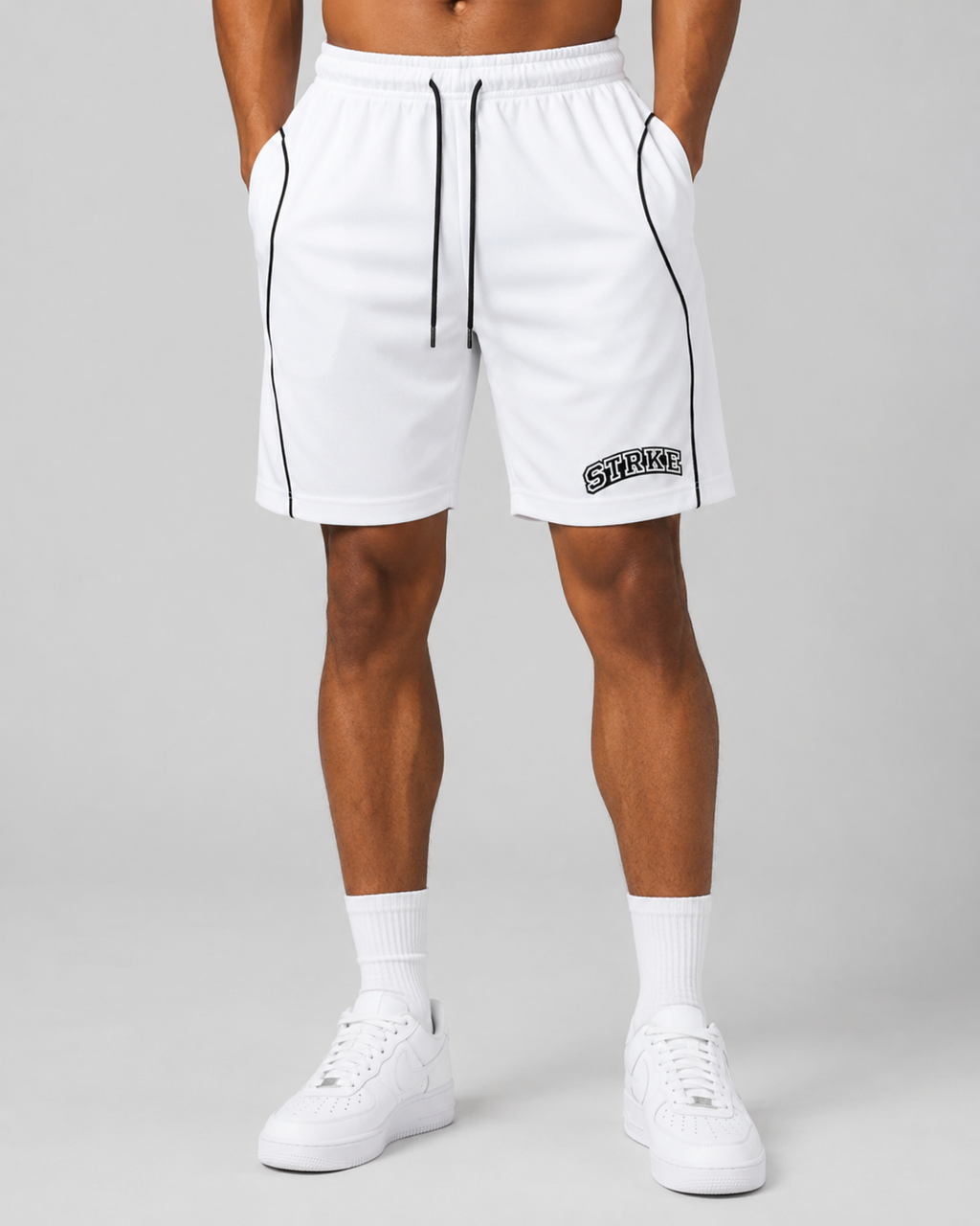 STRKE Piped Gym Shorts