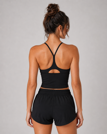 Minimalistic Women’s Solid Color Yoga Sports Bra