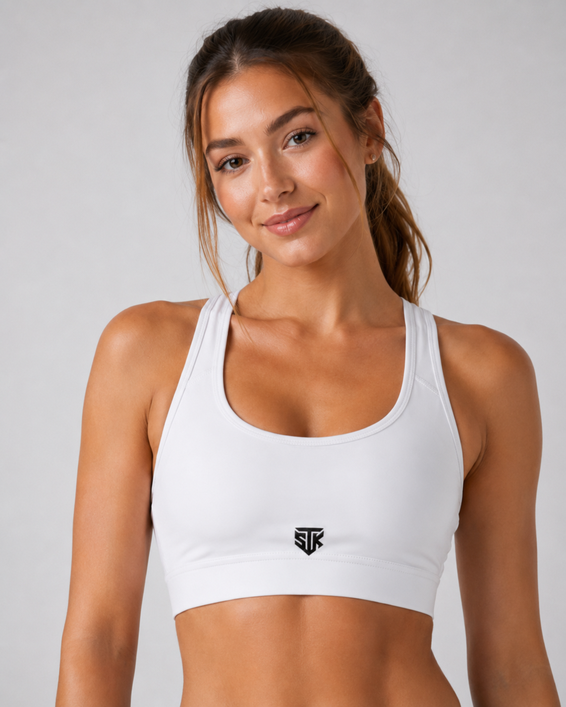 Minimalistic Light Women's Cropped Sports Bra