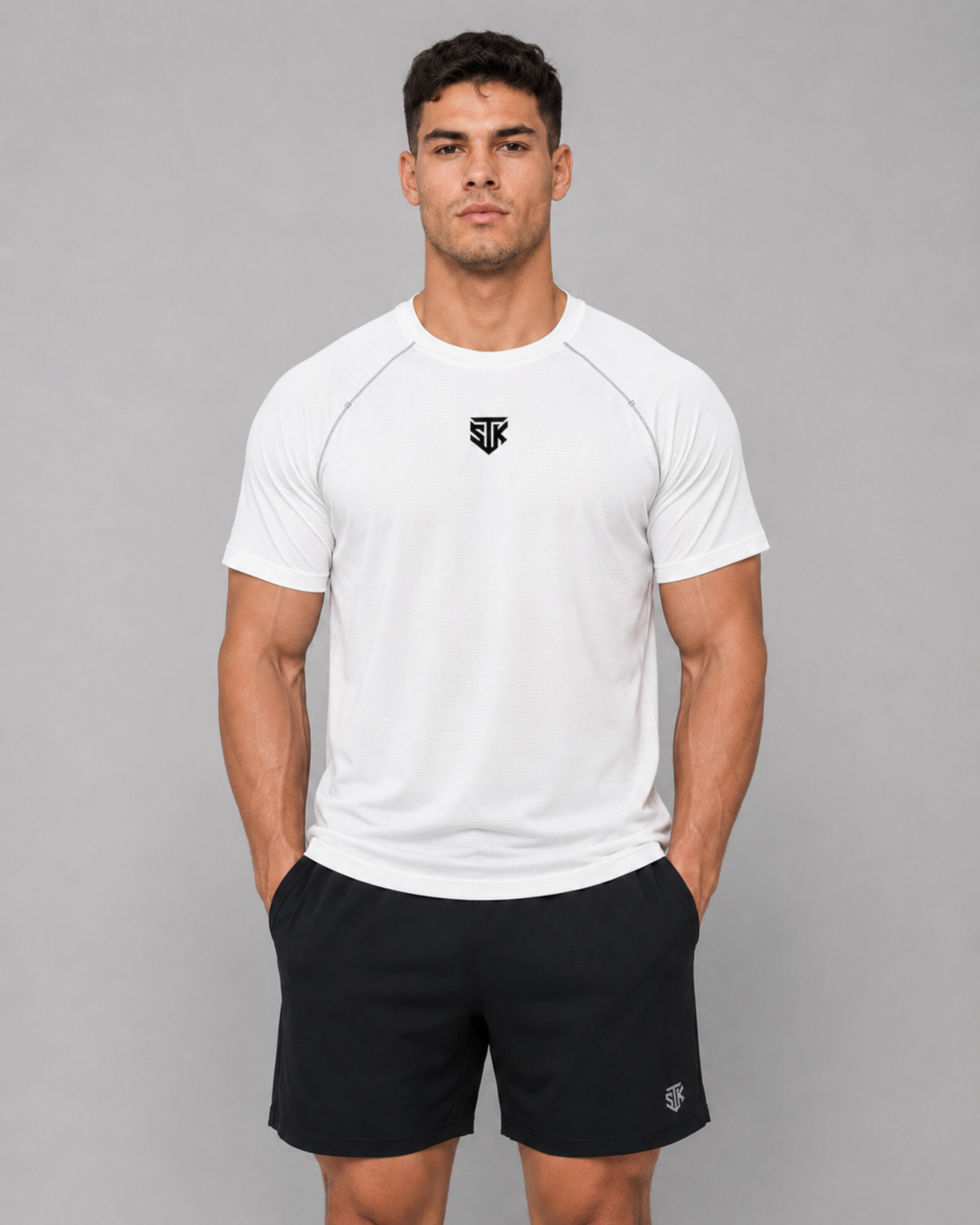 Minimalistic Men’s Light Raglan Performance Tee