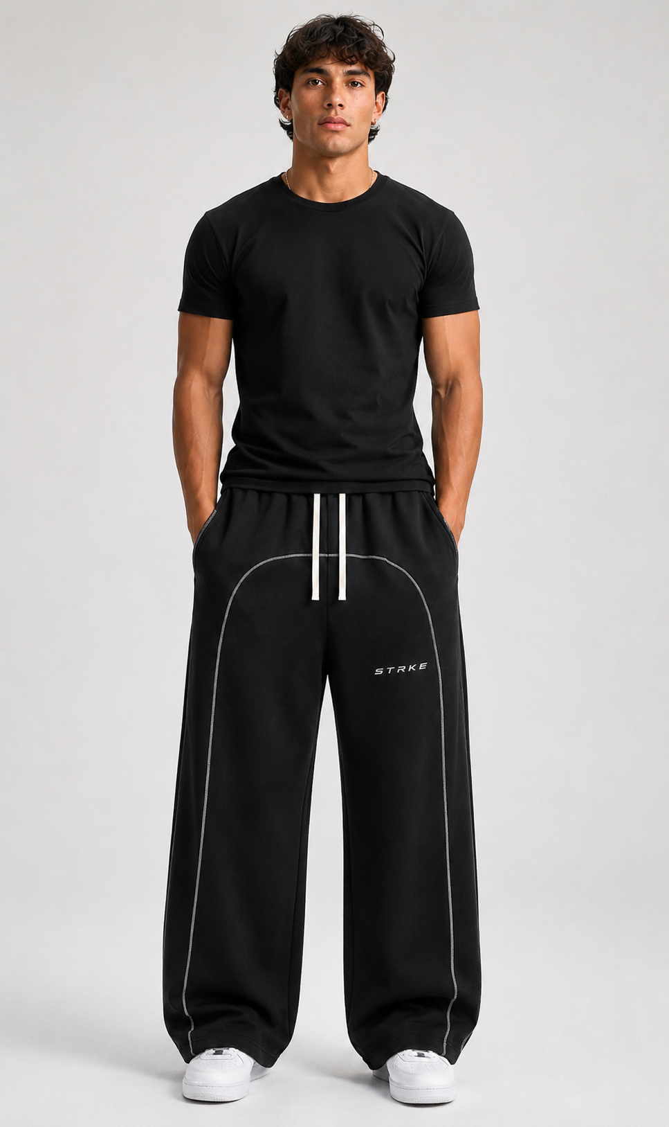 STRKE Stitched Performance Sweats (Dark)
