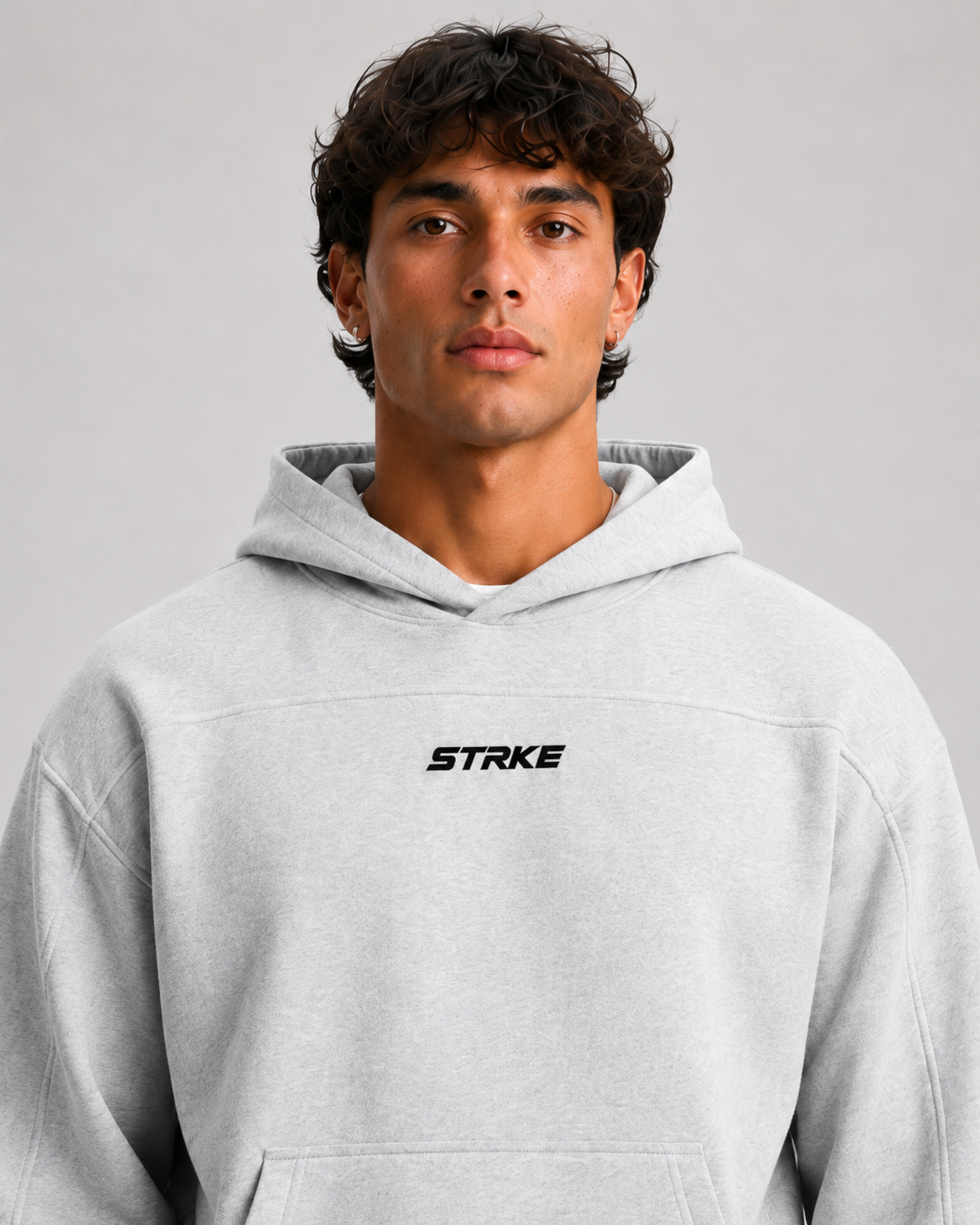 STRKE Stitched Boxy Fit Hoodie (Light)