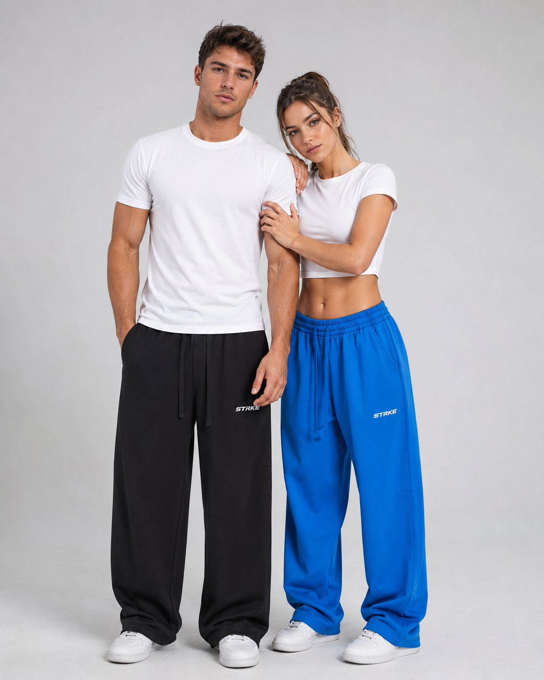 Heavyweight Wide Leg Panel Sweatpants