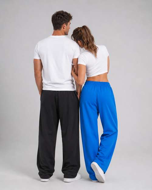 Heavyweight Wide Leg Panel Sweatpants