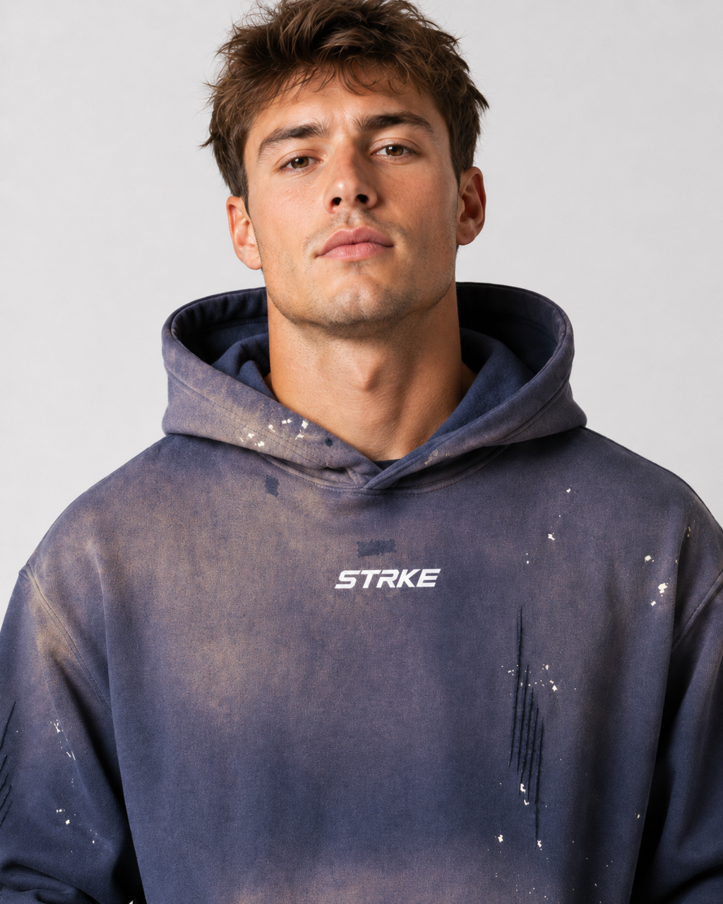 Sun Washed Frayed Hoodie