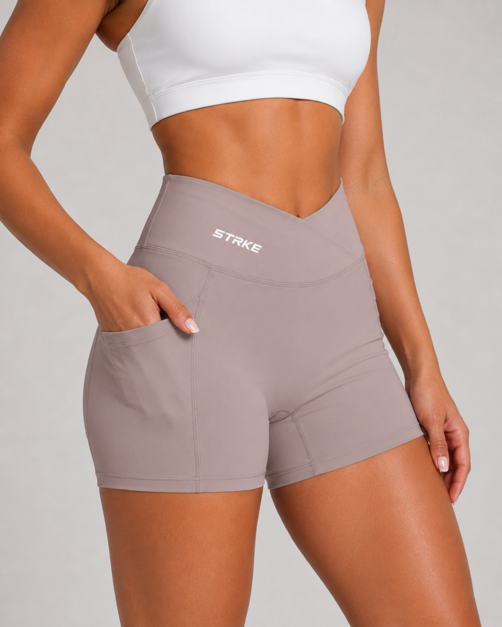 Women’s High Rise Pocket Yoga Shorts