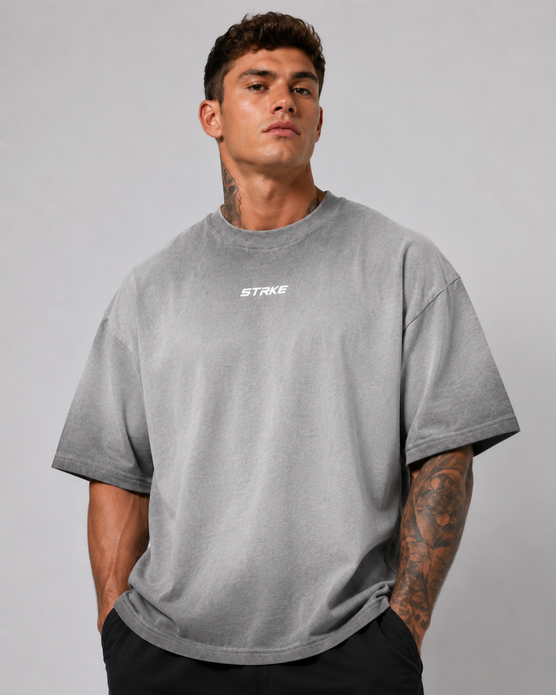 Oversized Sun Fade Cotton Tee
