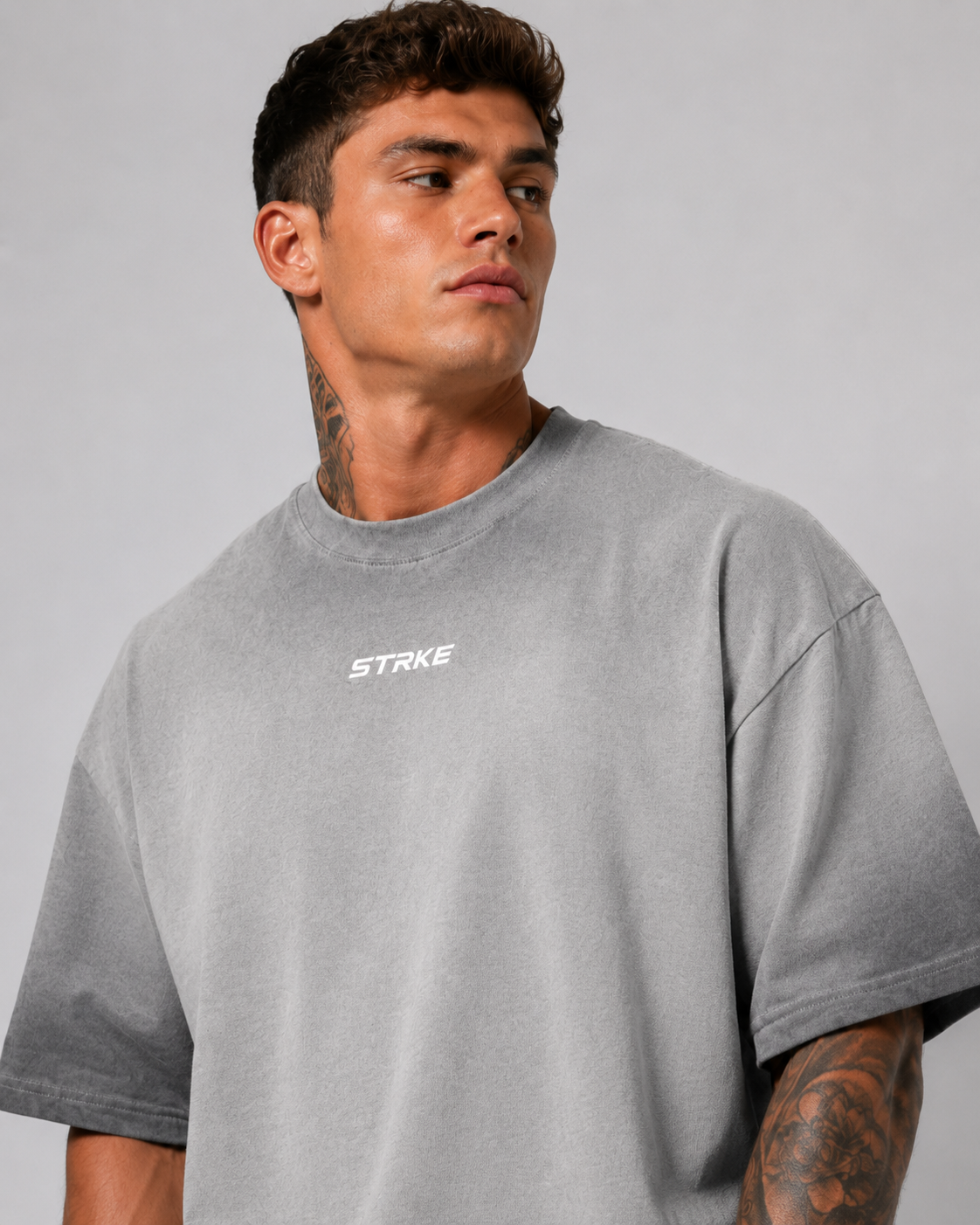 Oversized Sun Fade Cotton Tee